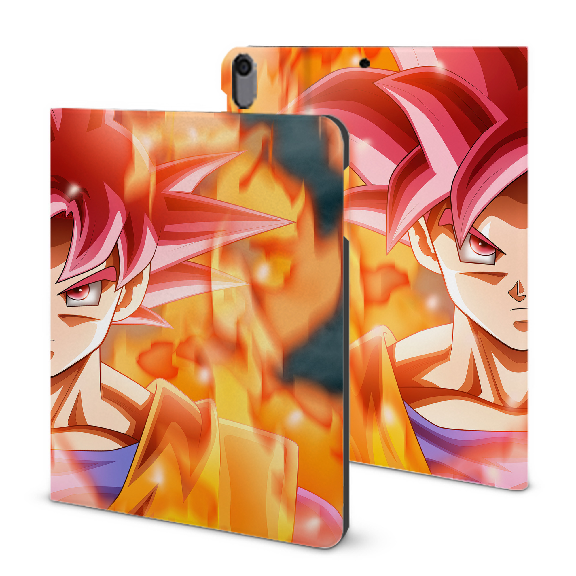 （画像用） ドラゴンボール DRAGON BALL IPad ケース ブック型 PUレザー TPU 耐衝撃 軽量 薄型 ペン収納なし 全面保護 IPad 各モデル対応
